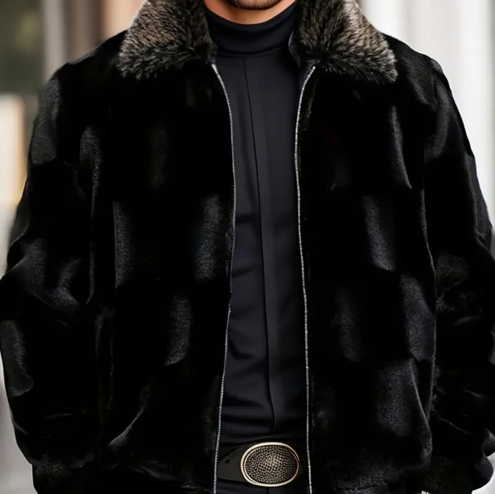 Premium Stylish Men's Regular Fit Fleece Jacket in "Superfly" Bomber Style